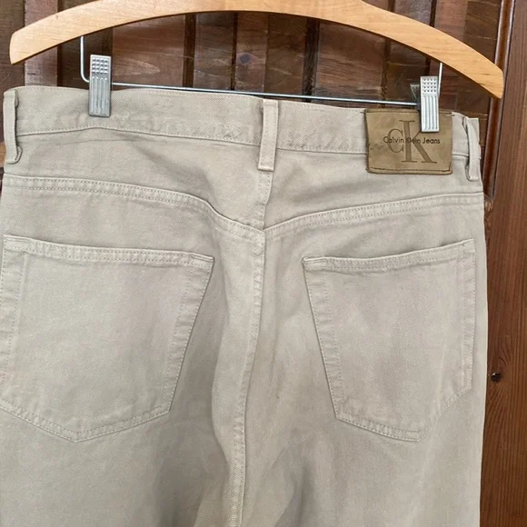 Calvin Klein khaki jeans. 34 new w/o tags